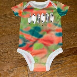 Jordan Colorful Tie-Dye baby onsie